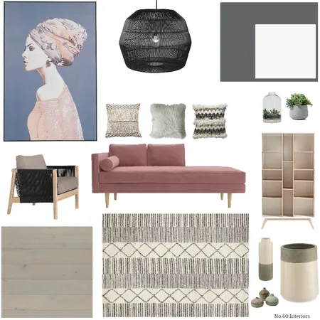 Pink chaise Interior Design Mood Board by RoisinMcloughlin on Style Sourcebook