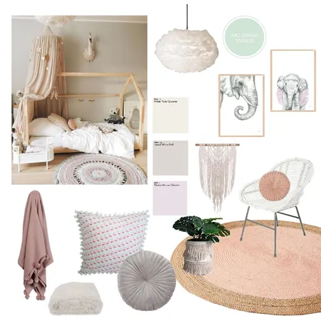 Plush Kids Room Interior Design Mood Board by Arc Designs on Style Sourcebook