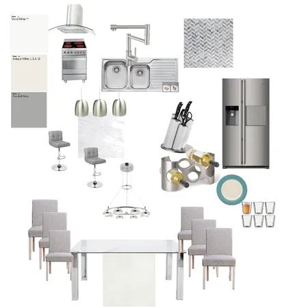 kitchen/dining Interior Design Mood Board by merylmaulion on Style Sourcebook