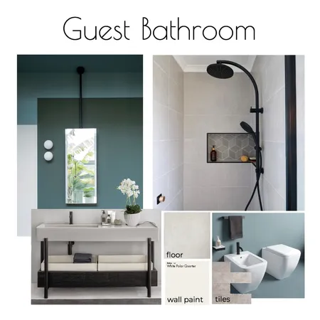 Guest room Bathroom op.2 Interior Design Mood Board by InStyle Idea on Style Sourcebook