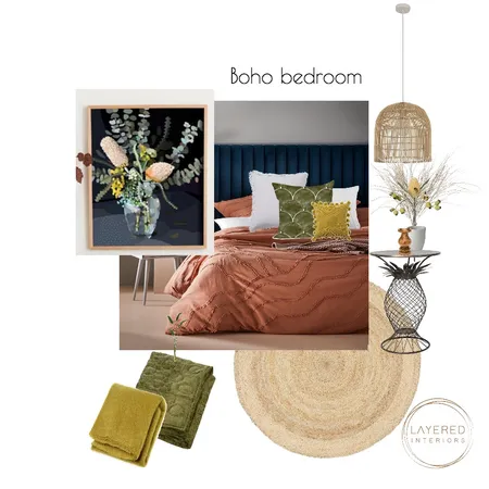 Bedroom boho Interior Design Mood Board by JulesHurd on Style Sourcebook