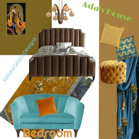 ADA's House Bedroom Interior Design Mood Board by G3ishadesign on Style Sourcebook