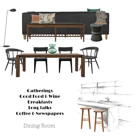 Lisa &amp; Max's Dining Room Interior Design Mood Board by La La La on Style Sourcebook