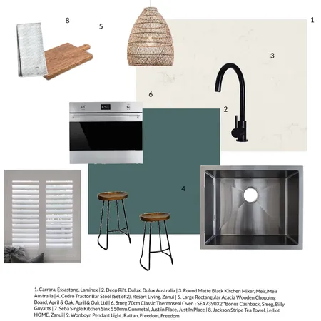 Kitchen Interior Design Mood Board by Thehouseonbeachroad on Style Sourcebook