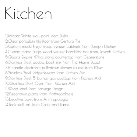 Kitchen description Interior Design Mood Board by marilianunes on Style Sourcebook