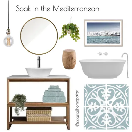 Soak in the Mediterranean Interior Design Mood Board by CoastalHomePaige on Style Sourcebook