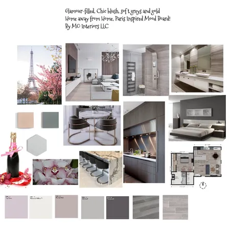 Ms. Gorman's pent house Interior Design Mood Board by MO Interiors Llc on Style Sourcebook