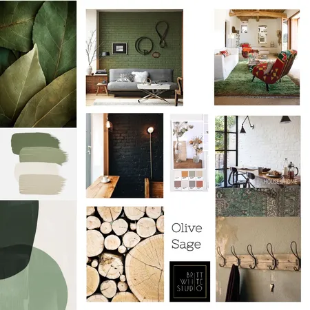BCW Olive &amp; Interior Design Mood Board by britthwhite on Style Sourcebook