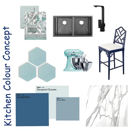Kitchen Colour concept Interior Design Mood Board by SallySeashells on Style Sourcebook