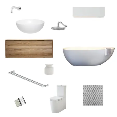 Ensuite Interior Design Mood Board by Kir on Style Sourcebook