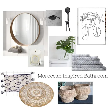 Moroccan Bathroom Interior Design Mood Board by Jenyuen on Style Sourcebook