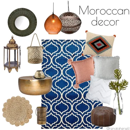 Moroccan decor Interior Design Mood Board by Renata on Style Sourcebook