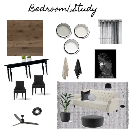 Bedroom/ Study Interior Design Mood Board by emmakongstyling31 on Style Sourcebook