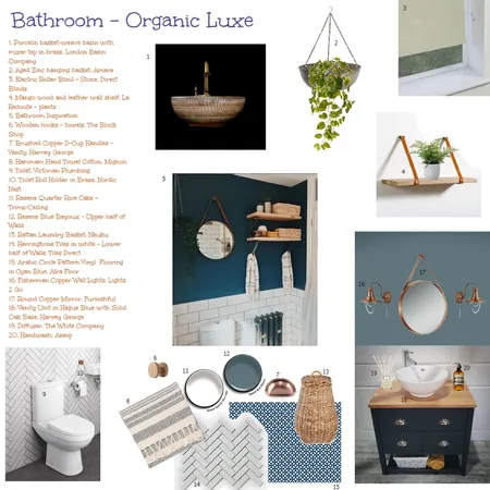 Bathroom Interior Design Mood Board by Bluebell Revival on Style Sourcebook