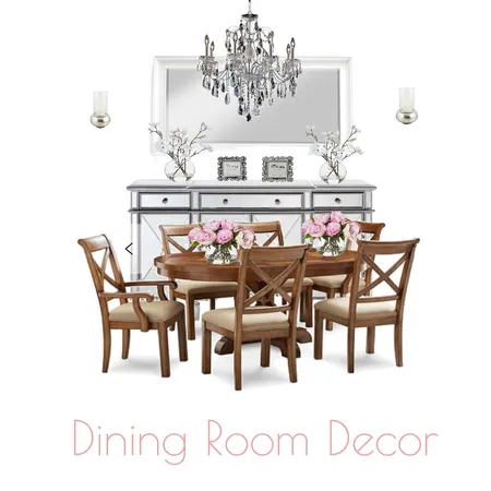 Glam Dining Room Decor Interior Design Mood Board by sarahmarqz on Style Sourcebook