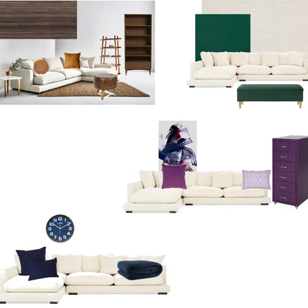 Dark colours matching with SOFA Ivor Interior Design Mood Board by SJuuls on Style Sourcebook