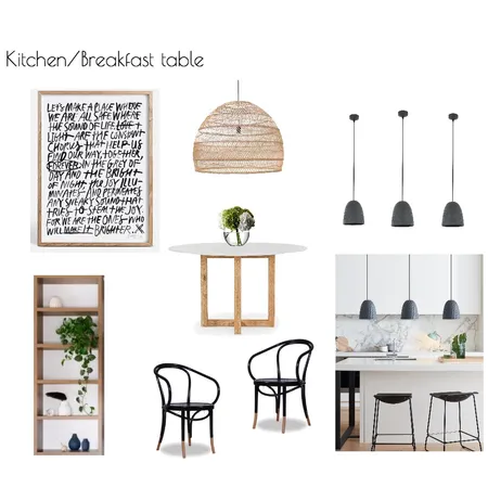 Kitchen/Breakfast Interior Design Mood Board by Emerald Pear  on Style Sourcebook