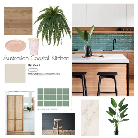 Australian Coastal Dream Brief Kitchen Interior Design Mood Board by kateorchard on Style Sourcebook
