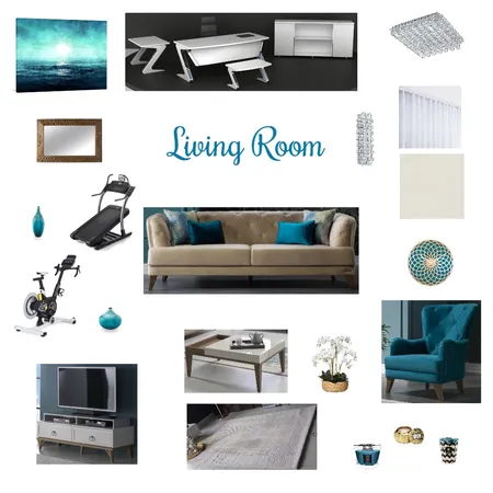 Living Room upstairs Interior Design Mood Board by dessypoursafar on Style Sourcebook