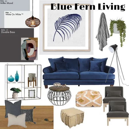 Blue Fern Interior Design Mood Board by Nesha on Style Sourcebook