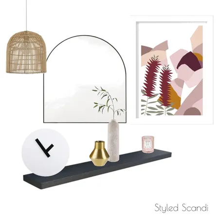 Floating Shelf Interior Design Mood Board by styledscandi on Style Sourcebook