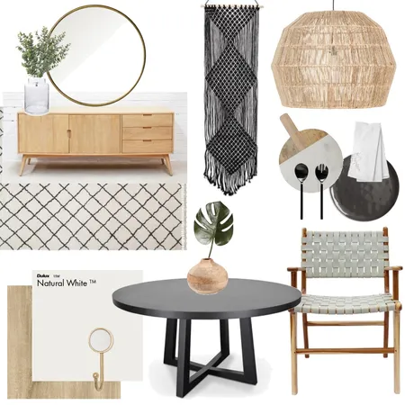 Entry and Dining Interior Design Mood Board by Vienna Rose Interiors on Style Sourcebook