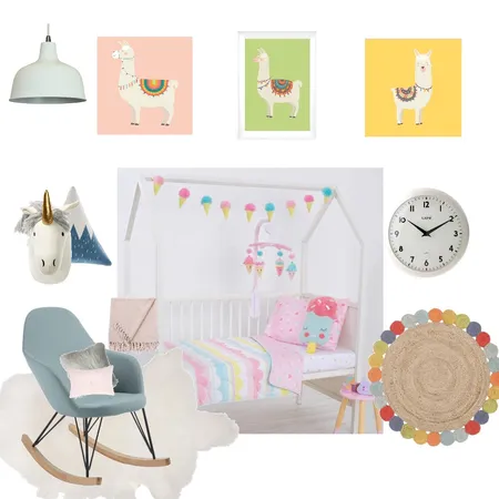 Nursery for girl or boy Interior Design Mood Board by Style A Space on Style Sourcebook
