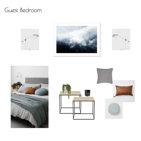 Guest Bedroom Interior Design Mood Board by Emerald Pear  on Style Sourcebook