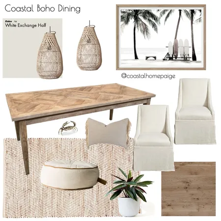 Coastal Dining Interior Design Mood Board by CoastalHomePaige on Style Sourcebook