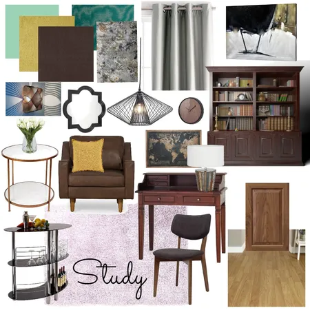 Study Interior Design Mood Board by Alexandra Demajo on Style Sourcebook