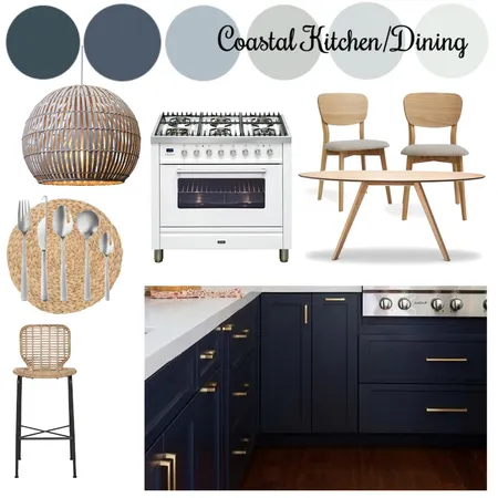 Coastal Kitchen/Dining Interior Design Mood Board by kristenw95 on Style Sourcebook