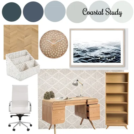 Coastal Study Interior Design Mood Board by kristenw95 on Style Sourcebook