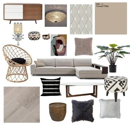 Living Area Interior Design Mood Board by id_exell on Style Sourcebook