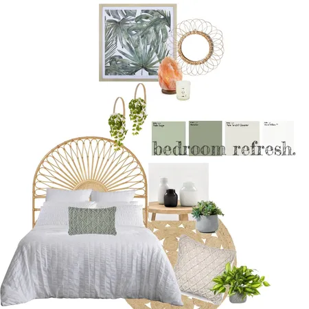 Bedroom Restyle Interior Design Mood Board by thebohemianstylist on Style Sourcebook