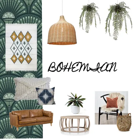 Bohemian Interior Design Mood Board by Laurenmaree on Style Sourcebook