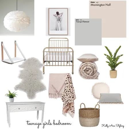 girls bedroom Interior Design Mood Board by Kelly on Style Sourcebook