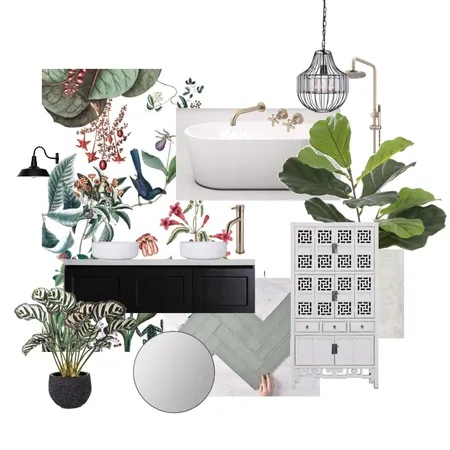 jungle bathroom Interior Design Mood Board by Natasha797 on Style Sourcebook