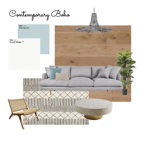 Contemporary Boho Interior Design Mood Board by MadsG on Style Sourcebook