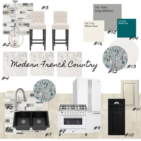 Modern French Country Interior Design Mood Board by lorettamiller on Style Sourcebook