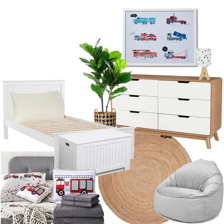 Vehicle theme toddler room Interior Design Mood Board by marrsinteriors on Style Sourcebook