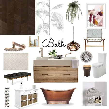 Contemporary Bath Interior Design Mood Board by id_exell on Style Sourcebook
