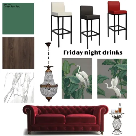 Friday night drinks Interior Design Mood Board by PetrolBlueDesign on Style Sourcebook