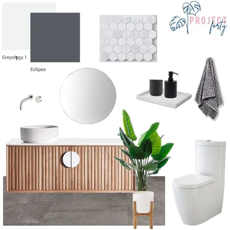 IDI Powder Room Interior Design Mood Board by Project Forty on Style Sourcebook