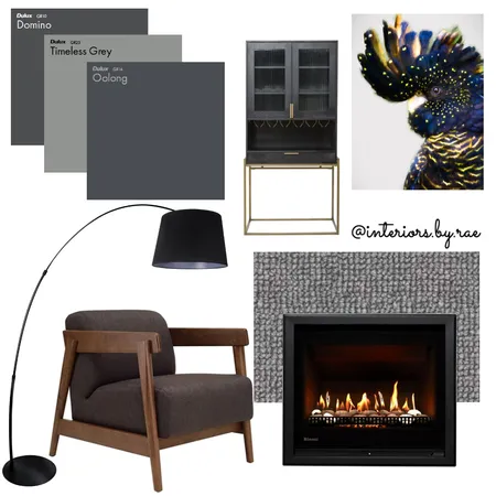 Moody Lounge Interior Design Mood Board by interiorsbyrae on Style Sourcebook
