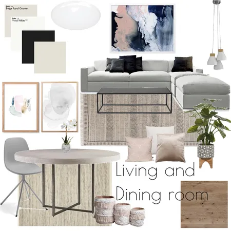 Living and dining room Interior Design Mood Board by Bri on Style Sourcebook