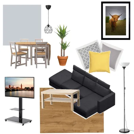 Living room Interior Design Mood Board by ewdoksja on Style Sourcebook