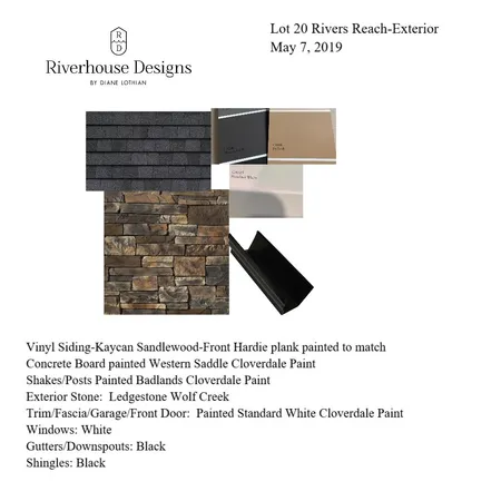 lot 20 Exterior Interior Design Mood Board by Riverhouse Designs on Style Sourcebook