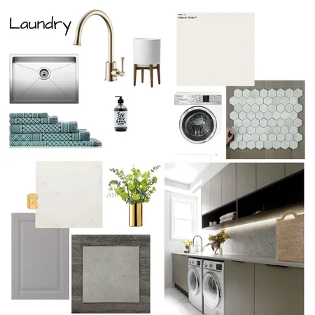 Laundry - Complete - Assisgnment Interior Design Mood Board by abbeywilliams on Style Sourcebook