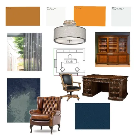 Study Interior Design Mood Board by Fabulous Interior Designs on Style Sourcebook