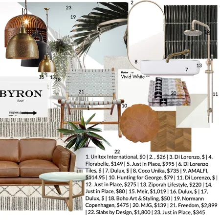Byron style Interior Design Mood Board by only1Odie on Style Sourcebook